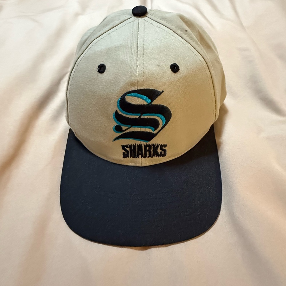 Grey and Black Sharks Cap